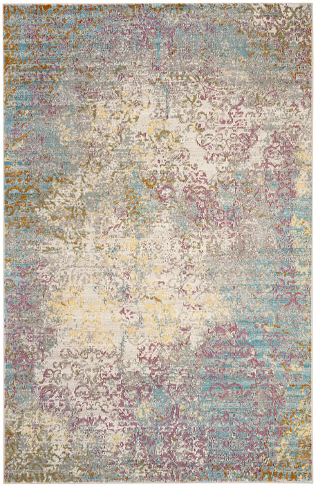 Safavieh Aria 4'-0" x 6'-0" Rug in Cream / Multi