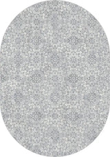 Dynamic Rugs Ancient Garden 57162 Silver / Grey Rugs - Oval