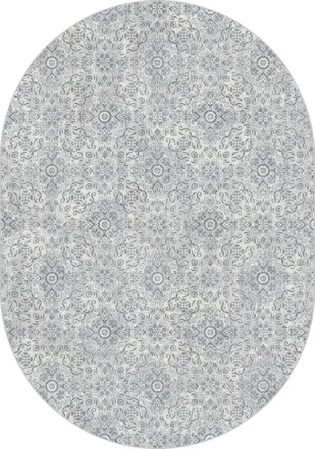 Dynamic Rugs Ancient Garden 57162 Silver / Grey Rugs - Oval