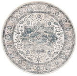Safavieh Oregon 800 5'-3" x 5'-3" Rug in Ivory / Blue