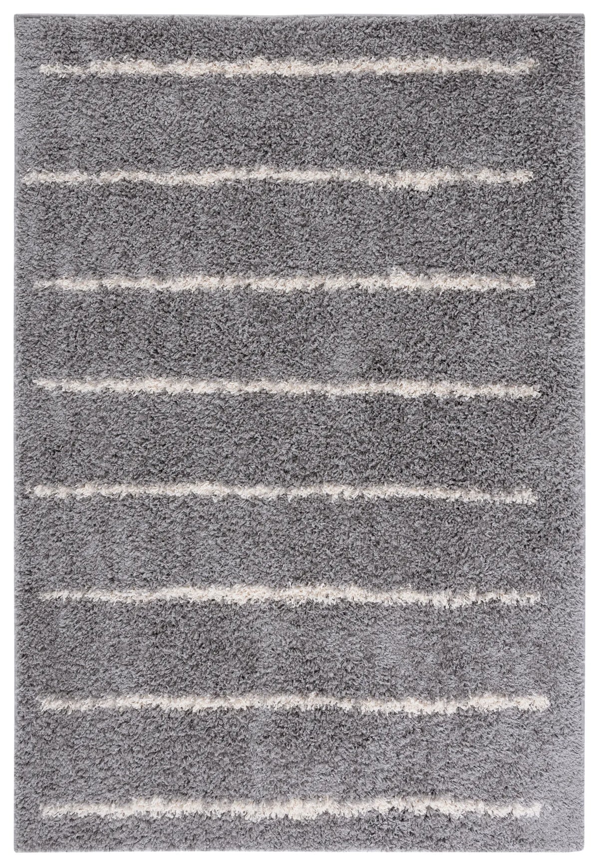 Safavieh Venus Shag 600 4'-0" x 6'-0" Rug in Grey / Ivory