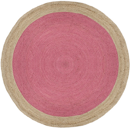 Safavieh Natural Fiber 10'-0" x 10'-0" Rug in Pink / Natural