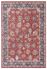 Safavieh Heirloom 700 4'-0" x 6'-0" Rug in Rust / Navy