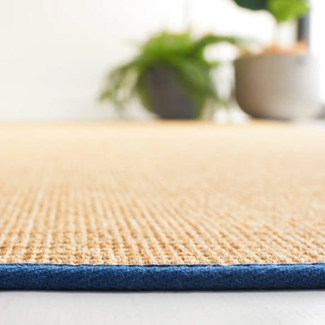 Safavieh Martha Stewart 4'-0" x 6'-0" Rug in Natural / Navy