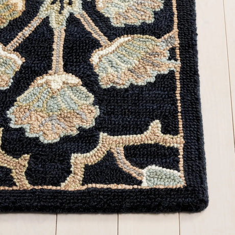 Safavieh Metro 4'-0" x 6'-0" Rug in Black / Beige