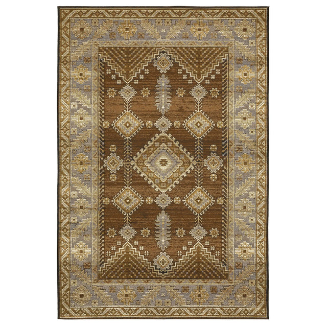 Oriental Weavers Sphinx Naples 1441X Blue Rugs - main flat