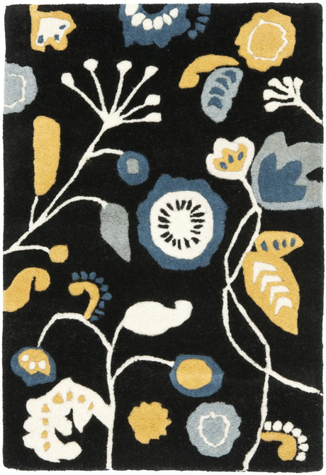 Safavieh Soho 2'-0" x 3'-0" Rug in Black / Multi