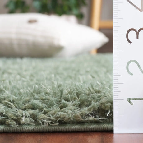 Safavieh Lindsay Shag 4'-0" x 6'-0" Rug in Green