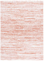 Safavieh Rumi Shag 4'-0" x 6'-0" Rug in Rust / Ivory