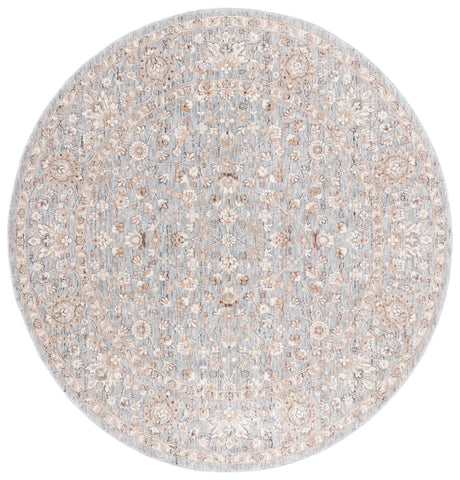 Safavieh Harlow 6'-3" x 6'-3" Rug in Grey Blue / Ivory