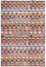 Safavieh Barbados 500 4'-0" x 6'-0" Rug in Purple / Green Rust