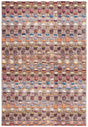 Safavieh Barbados 500 4'-0" x 6'-0" Rug in Purple / Green Rust