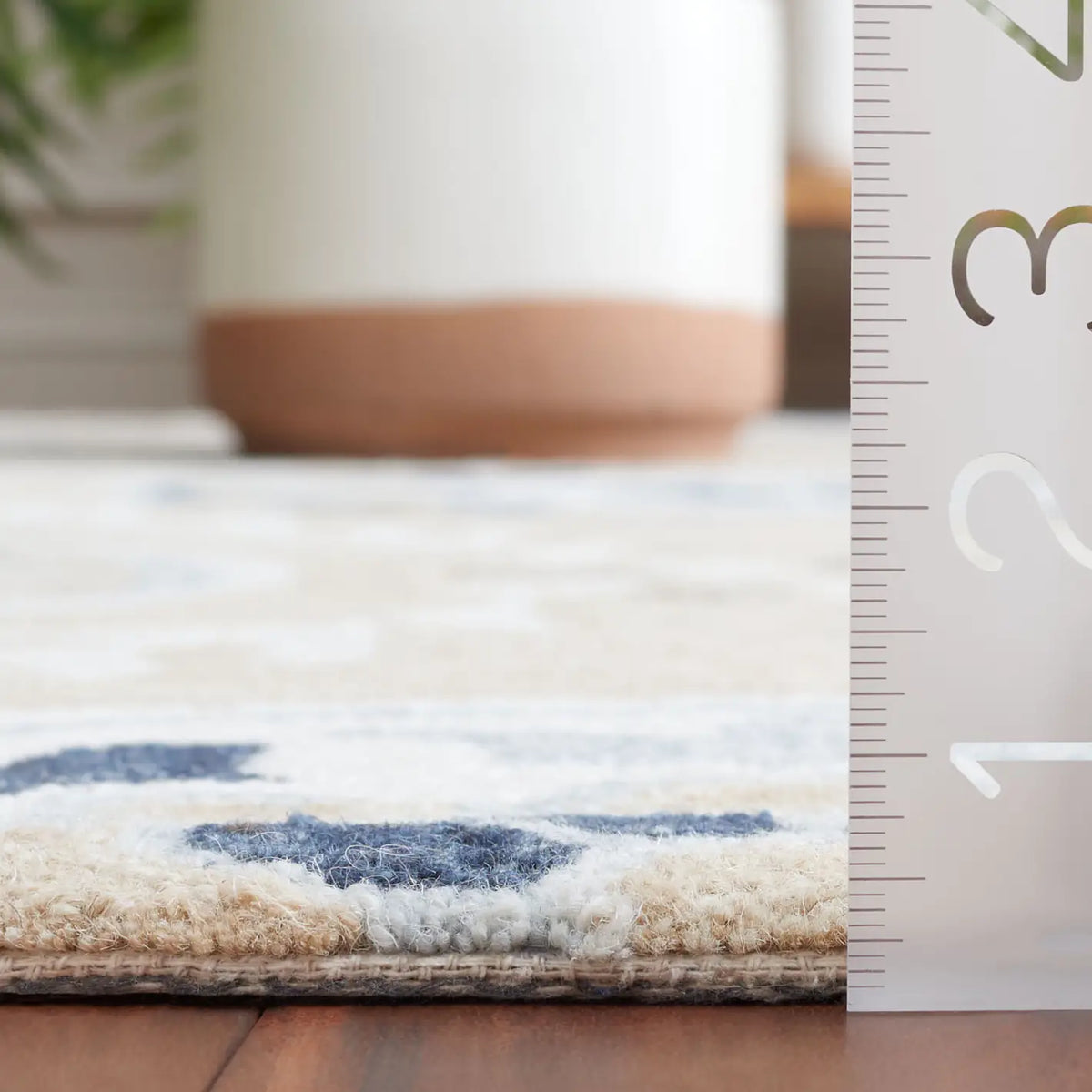 Safavieh Jardin 4'-0" x 6'-0" Rug in Beige / Ivory