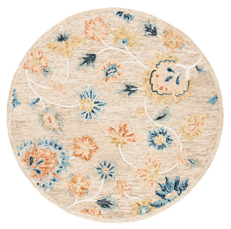 Safavieh Metro 6'-0" x 6'-0" Rug in Beige / Blue