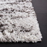 Safavieh Berber Shag 4'-5" x 6'-5" Rug in Grey / Dark Grey