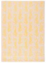 Safavieh Courtyard 4'-0" x 5'-7" Rug in Beige / Yellow
