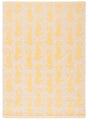 Safavieh Courtyard 4'-0" x 5'-7" Rug in Beige / Yellow