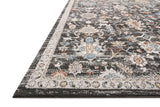 Loloi Odette Odt-04 Charcoal/Multi Rug - rug corner