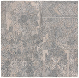 Safavieh Abstract 6'-0" x 6'-0" Rug in Beige / Grey