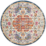 Safavieh Madison 5'-0" x 5'-0" Rug in Ivory / Orange