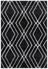 Safavieh Adirondack 4'-0" x 6'-0" Rug in Black / Light Grey