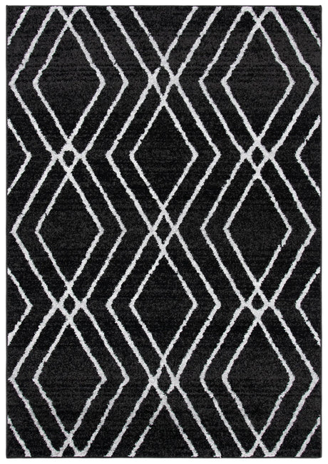 Safavieh Adirondack 4'-0" x 6'-0" Rug in Black / Light Grey