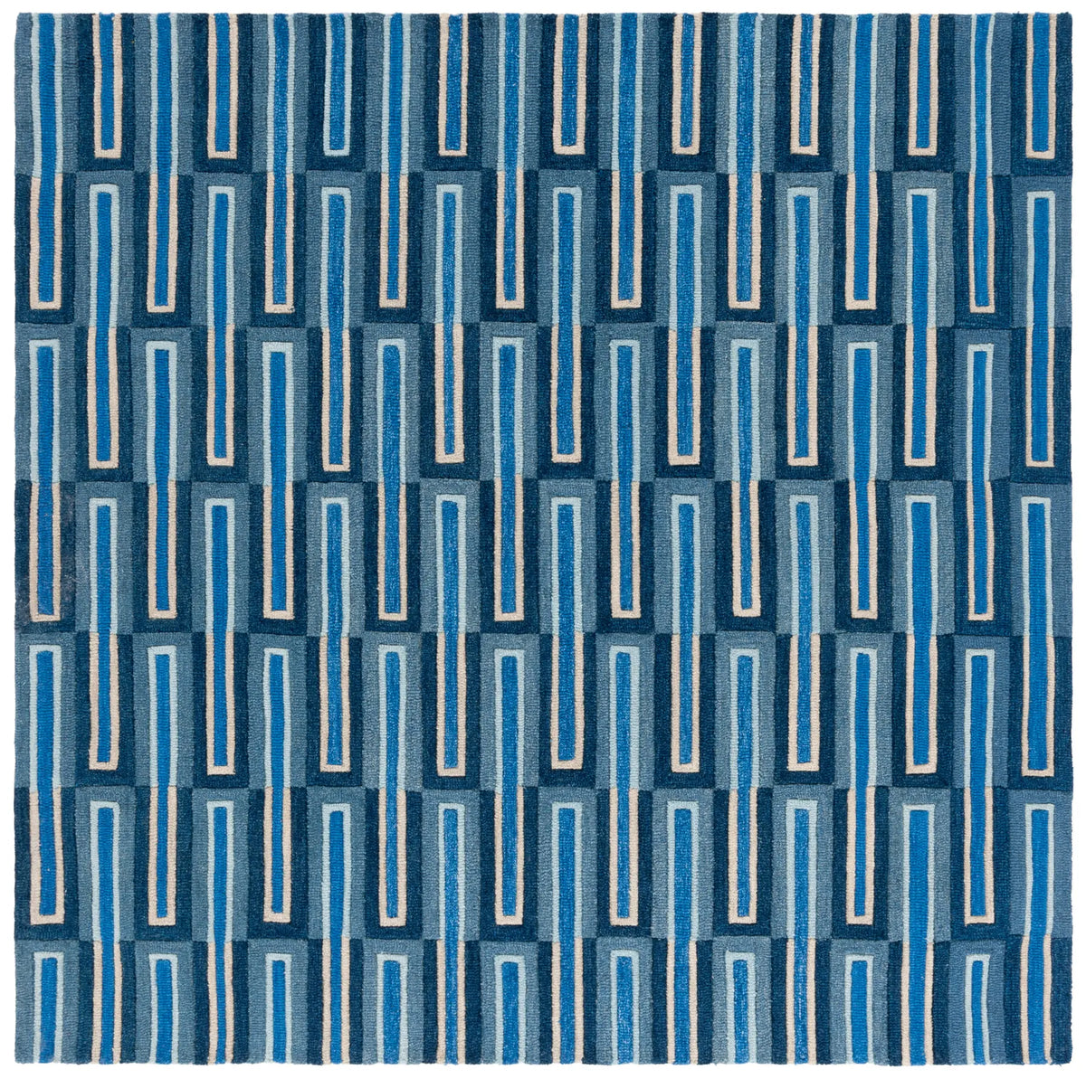 Safavieh Genre 6'-0" x 6'-0" Rug in Blue / Ivory