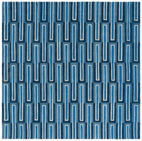 Safavieh Genre 6'-0" x 6'-0" Rug in Blue / Ivory