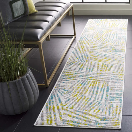 Safavieh Skyler 2'-0" x 8'-0" Rug in Grey / Green