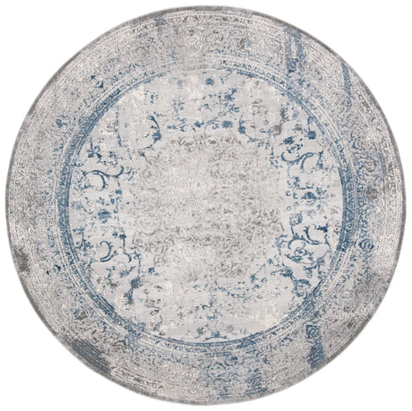 Safavieh Invista 6'-7" x 6'-7" Rug in Grey / Blue