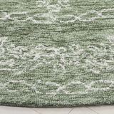 Safavieh Metro 5'-0" x 5'-0" Rug in Green / Ivory