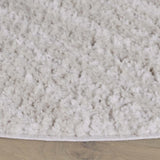 Safavieh Rumi Shag 6'-7" x 6'-7" Rug in Ivory / Light Beige