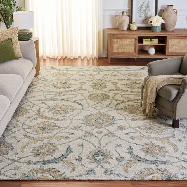 Safavieh Metro 8'-0" x 10'-0" Rug in Ivory / Grey