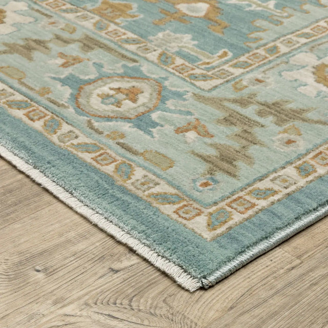 Oriental Weavers Sphinx Maeve MAE02 Rust Rugs - corner detail