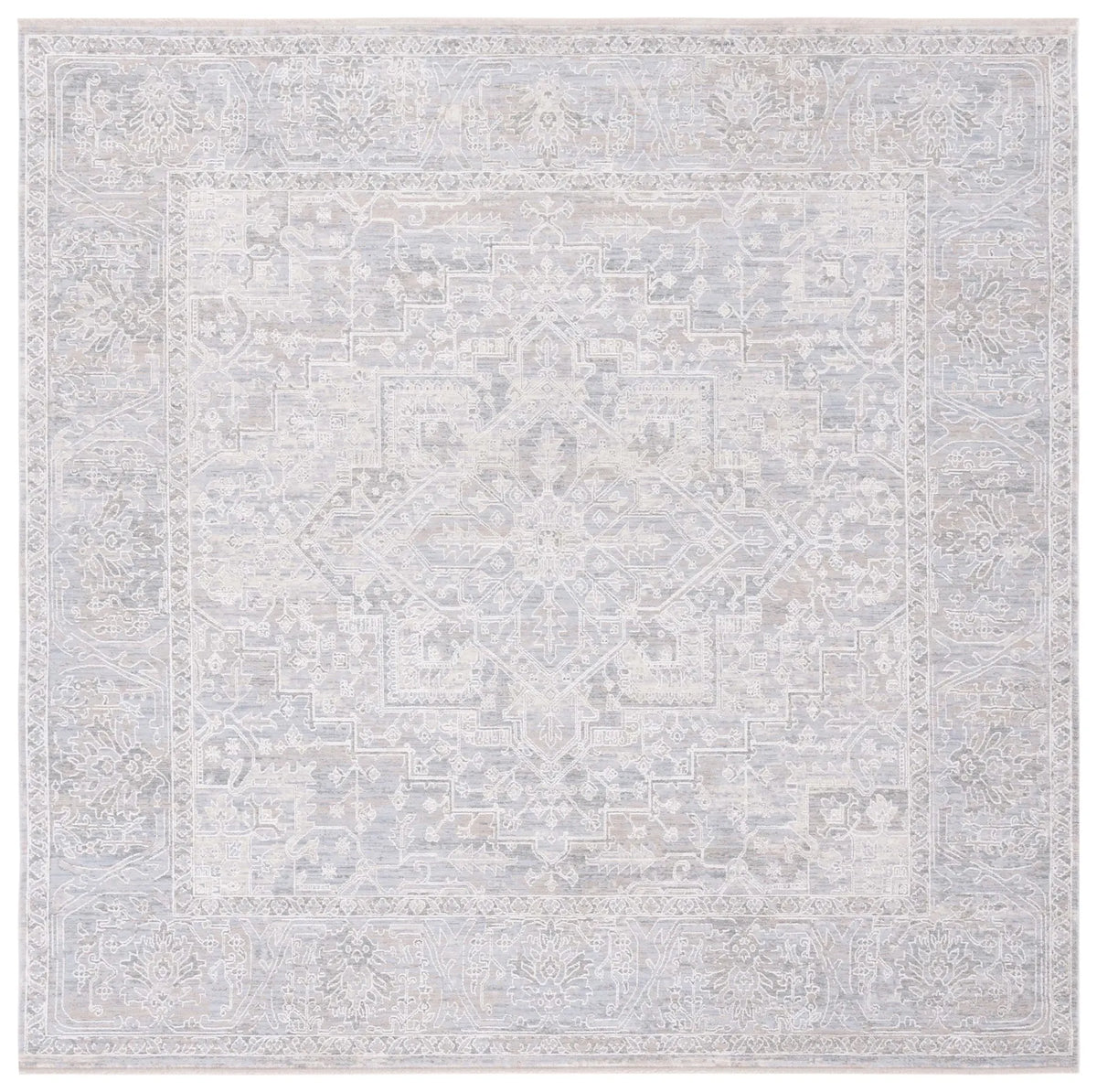 Safavieh Marmara 6'-7" x 6'-7" Rug in Beige / Grey Blue