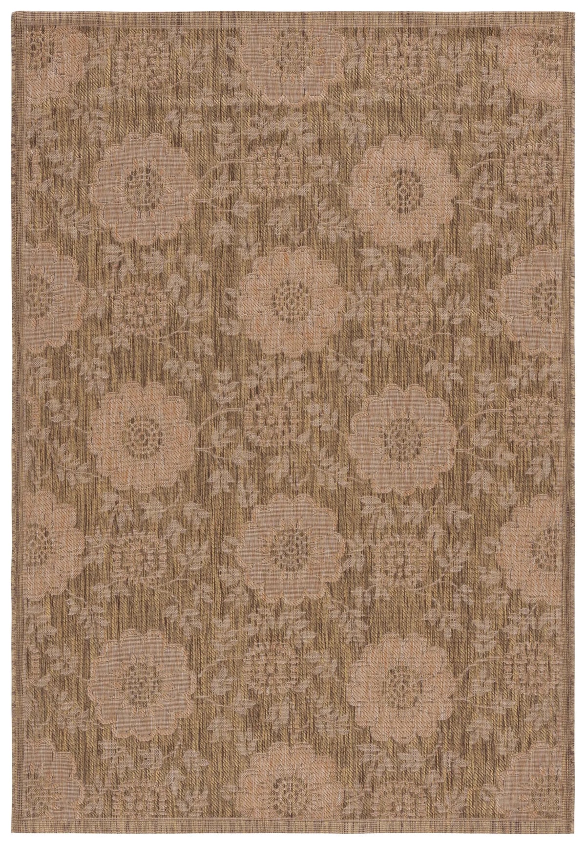 Safavieh Courtyard 4'-0" x 5'-7" Rug in Gold / Natural