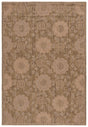 Safavieh Courtyard 4'-0" x 5'-7" Rug in Gold / Natural