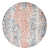 Safavieh Invista 6'-7" x 6'-7" Rug in Navy / Rust