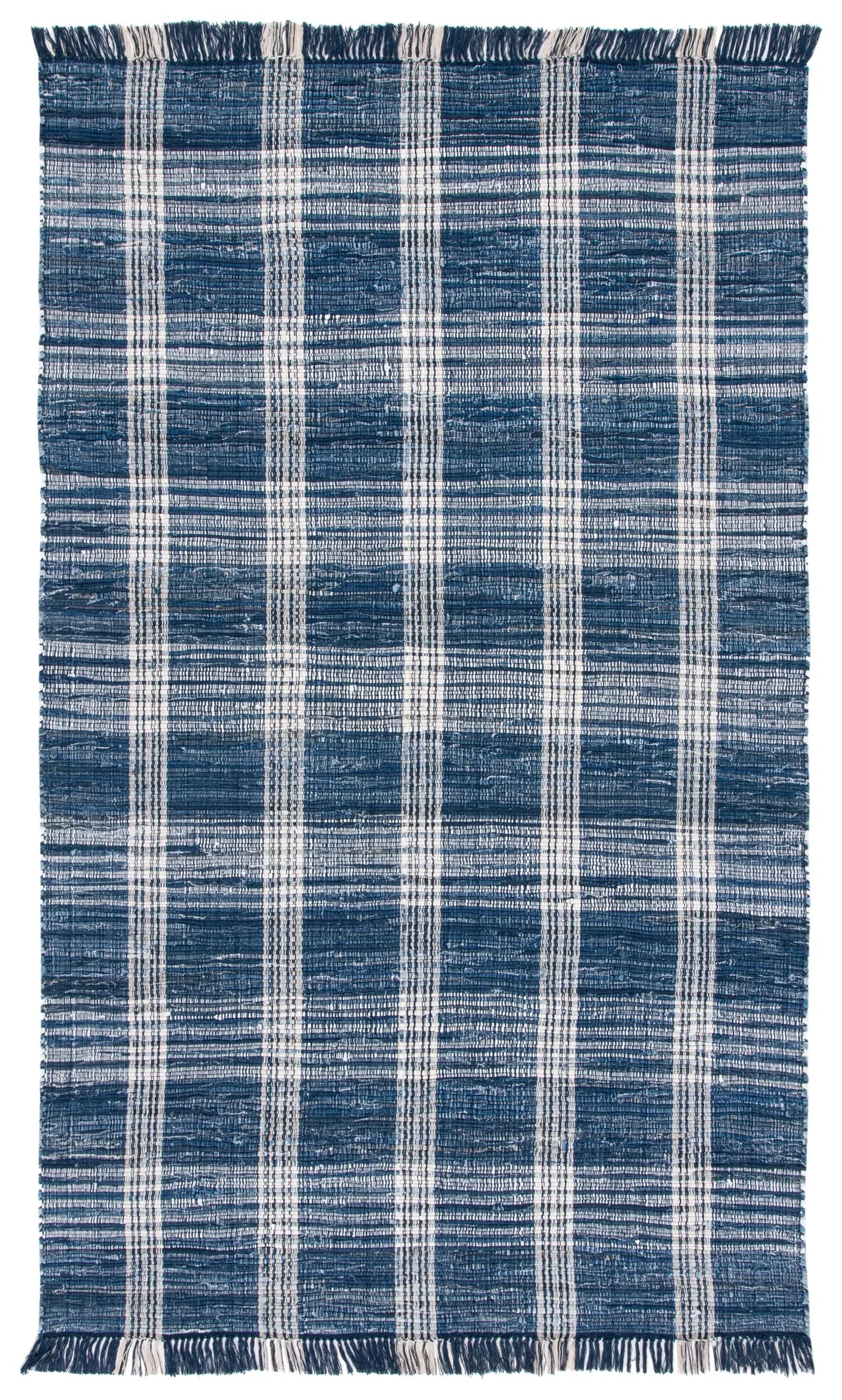 Safavieh Montauk 4'-0" x 6'-0" Rug in Blue / Beige