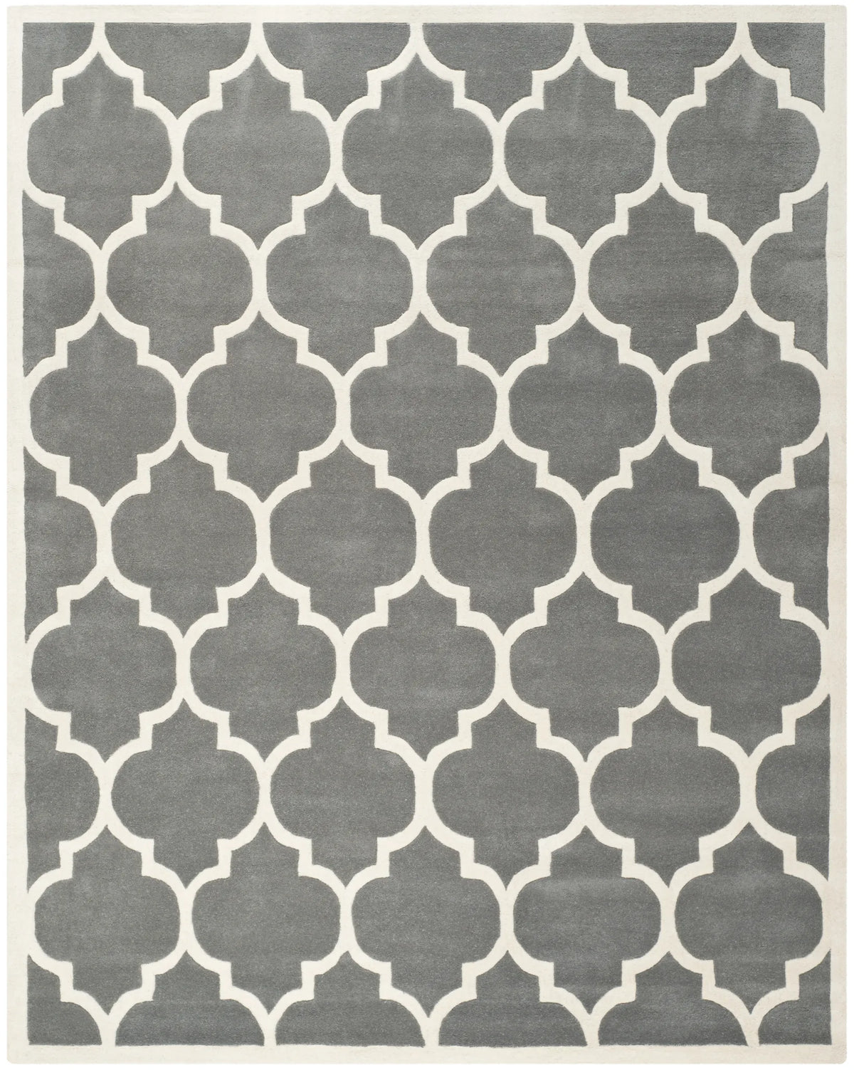Safavieh Chatham 10'-0" x 14'-0" Rug in Dark Grey / Ivory