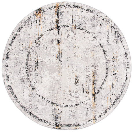 Safavieh Amelia 6'-7" x 6'-7" Rug in Grey / Gold