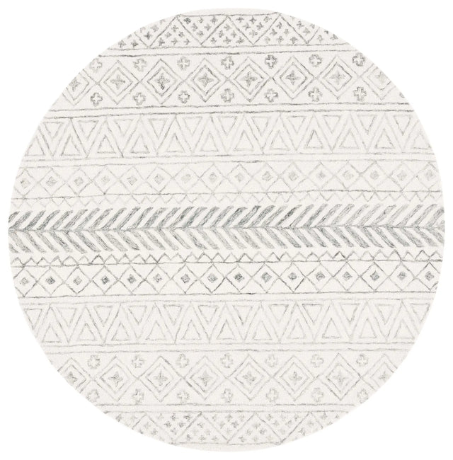 Safavieh Metro 6'-0" x 6'-0" Rug in Ivory / Grey