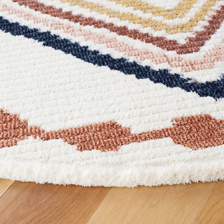 Safavieh Marrakesh 6'-7" x 6'-7" Rug in Ivory / Multi