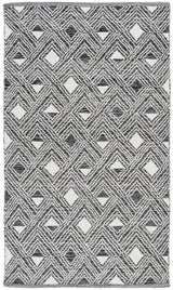 Safavieh Montauk 3'-0" x 5'-0" Rug in Black / Ivory