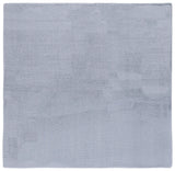Safavieh Faux Rabbit Fur 6'-0" x 6'-0" Rug in Light Grey