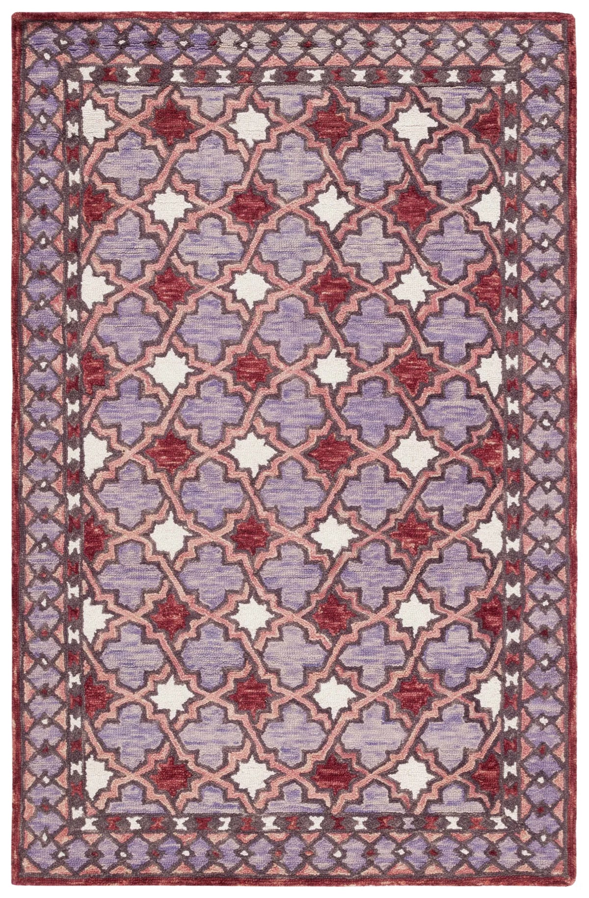 Safavieh Aspen 4'-0" x 6'-0" Rug in Red / Pink