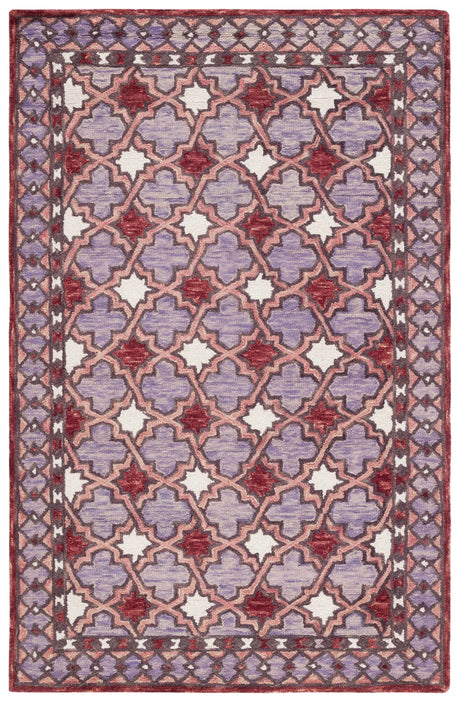 Safavieh Aspen 4'-0" x 6'-0" Rug in Red / Pink