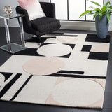 Safavieh Rodeo Drive 4'-0" x 6'-0" Rug in Blush / Black