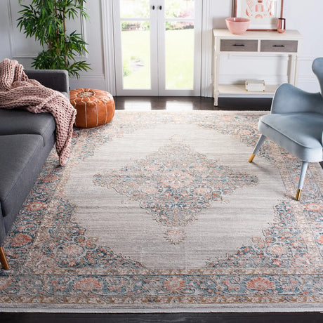 Safavieh Shivan 10'-0" x 14'-0" Rug in Grey / Rose