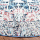Safavieh Journey 6'-7" x 6'-7" Rug in Pink / Blue